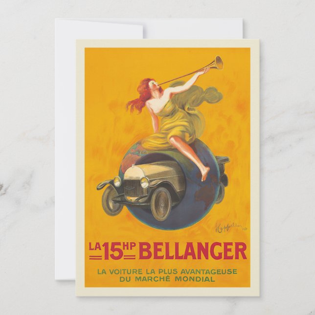 La 15hp Bellanger | Leonetto Cappiello (Anverso)