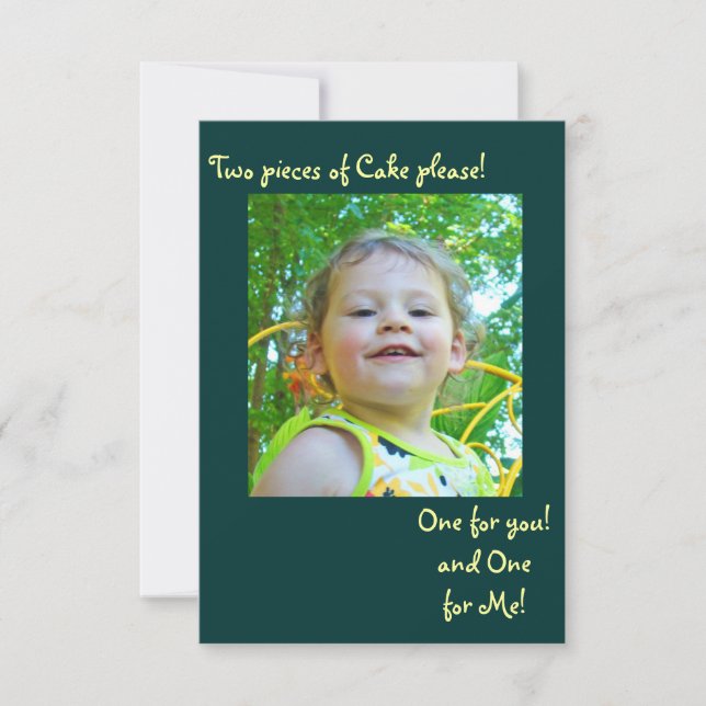 La 2da invitación bday #2 de Emma (Anverso)