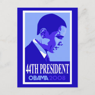 La 44ª tarjeta presidencial azul de Obama