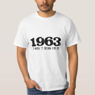 la 50.a camisa el 1963 del cumpleaños es cuando