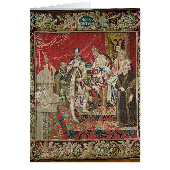 La abdicación de Charles V (Frente)