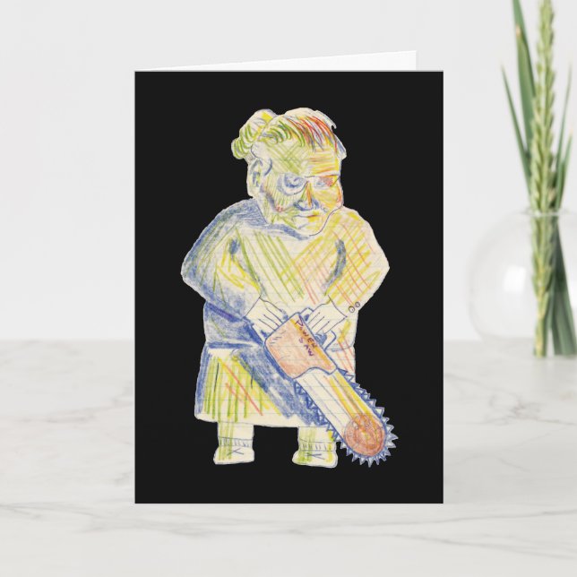 La abuela consigue la tarjeta bien (Anverso)