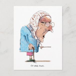 ¡La abuela consigue una postal loca!