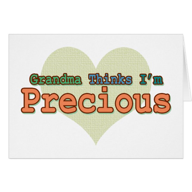 La abuela cree que soy preciosa (Anverso (Horizontal))