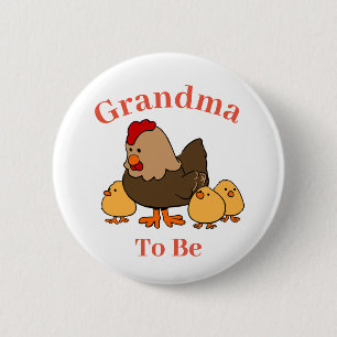 La Abuela De Chicken Hen Para Ser El Botón Baby S