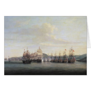 La acción de Barrington en Santa Lucía, 1778