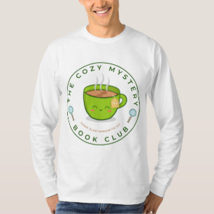 La acogedora camiseta del Mystery Book Club