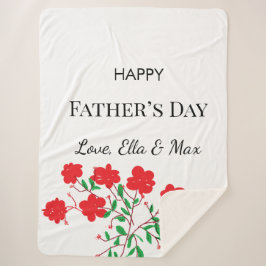 La acogedora manta del día del padre