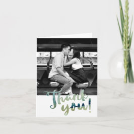 La acuarela de la foto le agradece tarjeta