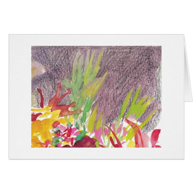 La acuarela florece ii (Anverso (Horizontal))