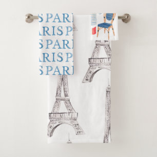La acuarela francesa de París Doodles el sistema