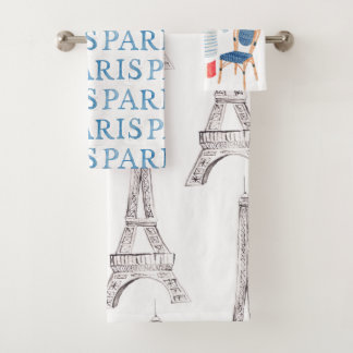 La acuarela francesa de París Doodles el sistema