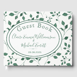 La acuarela verde rusa deja libro de visitas Boda