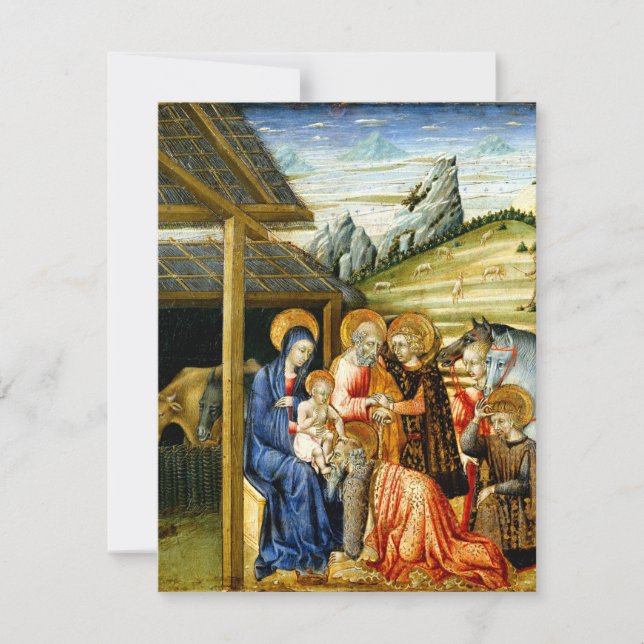 La admiración de la Magi por Giovanni di Paolo (Anverso)