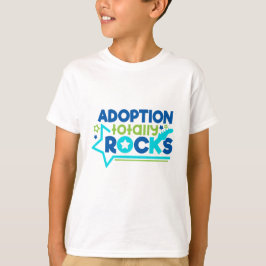 La adopción oscila totalmente la camiseta