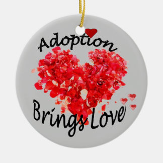 La adopción TRAE el ornamento del AMOR