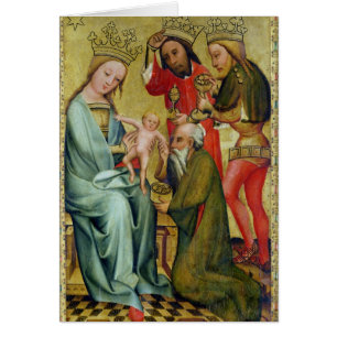 La adoración de unos de los reyes magos de
