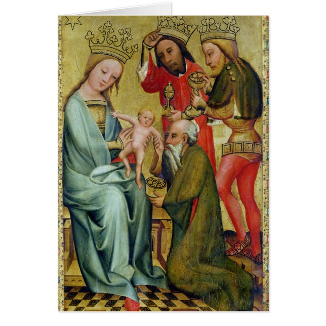 La adoración de unos de los reyes magos de (Frente)