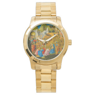 La adoración del reloj de la Natividad Magi