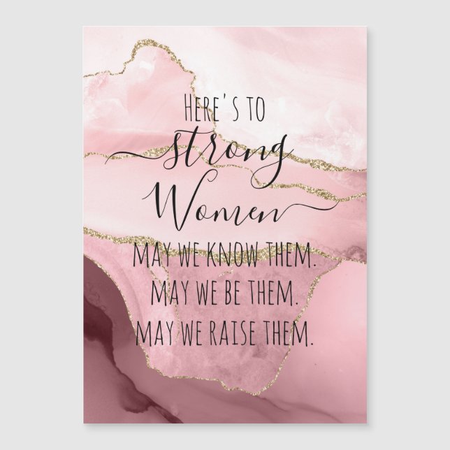 La agresión de Rubor para las mujeres fuertes (Anverso)