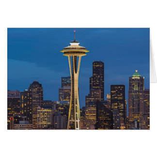 La aguja espacial y el centro de Seattle