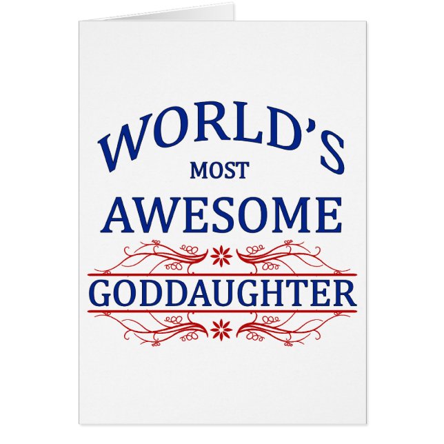 La ahijada más impresionante del mundo (Frente)