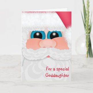 La ahijada Santa grande de las Felices Navidad