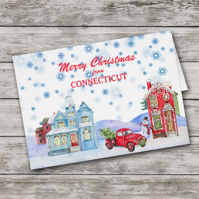 La aldea de Snowy de la tarjeta de Navidades de Co (Subido por el creador)