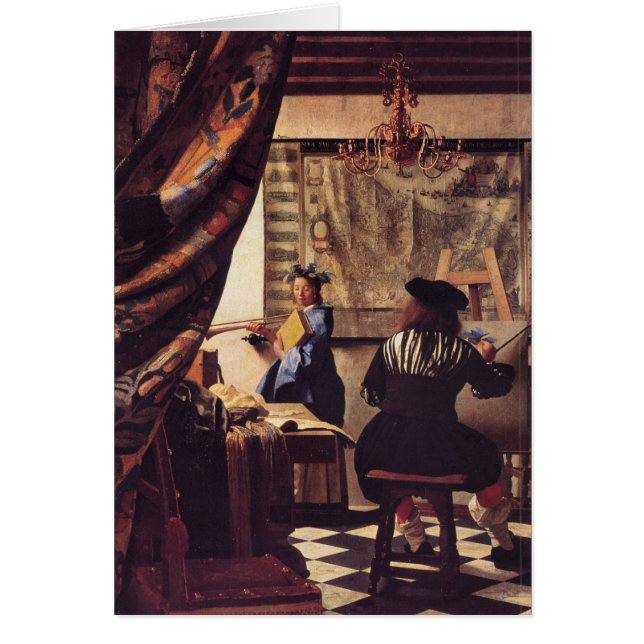 La alegoría de la pintura de Juan Vermeer (Frente)