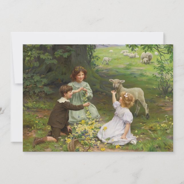 La alegría de la primavera | Arthur John Elsley (Anverso)