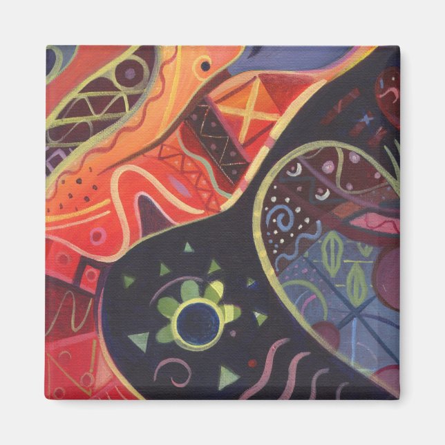 La alegría del imán del diseño II (Frente)