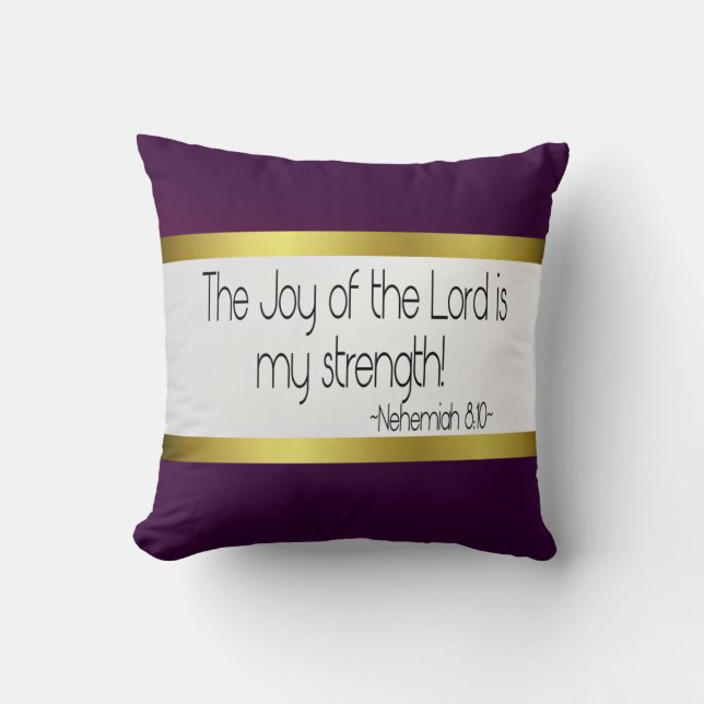 La alegría del señor es mi almohada de la fuerza: (Anverso)