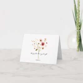 La Alegría del señor floral minimalista