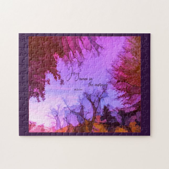 La alegría llega en el rompecabezas de la mañana (Horizontal)