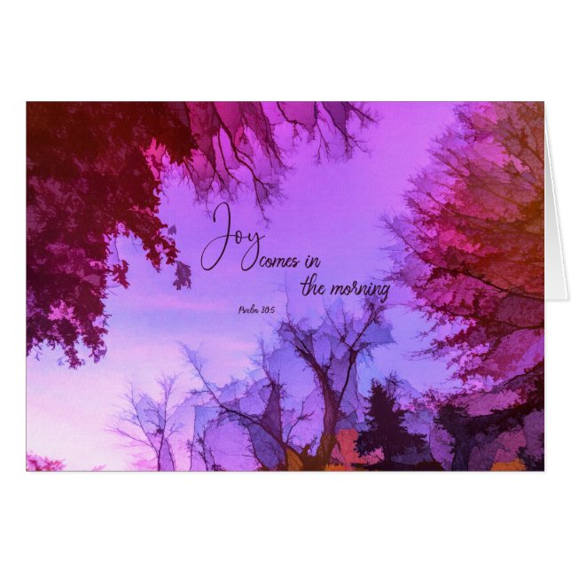 La alegría llega en la tarjeta de notas de Parakal (Anverso (Horizontal))