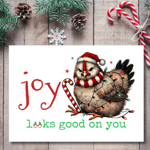 La alegría te queda bien Tarjeta de Navidad de Pol