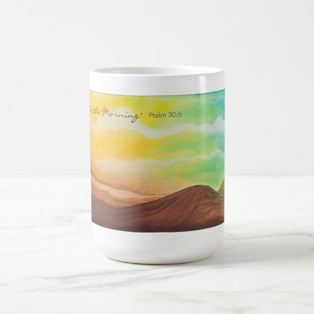 La "alegría viene por taza de la mañana" (Centro)