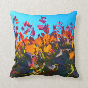 ¡La almohada con el naranja sale de alcanzar el