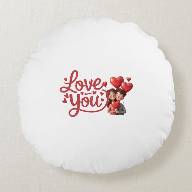 La almohada de amor de San Valentín (Anverso)
