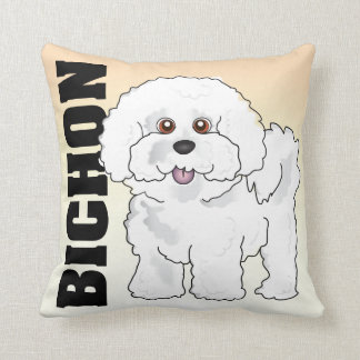 La almohada de Bichon Frise