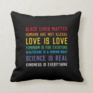 La almohada de Black Lives Matter