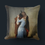 La almohada de bodas personalizadas Kiss / Il Baci<br><div class="desc">"El beso" ("Il Bacio") de Francesco Hayez,  1859. Vea mi tienda (Otros > Arte) para más artículos con buenas impresiones de arte,  hechos de imágenes digitales de dominio público.</div>