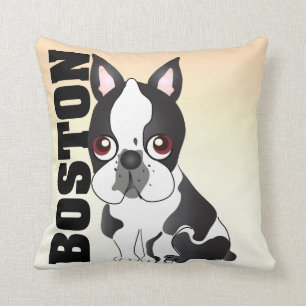 La almohada de Boston Terrier