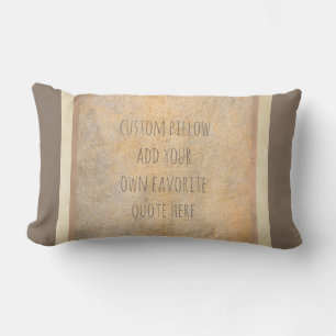 la almohada de encargo añade su sepia preferida de