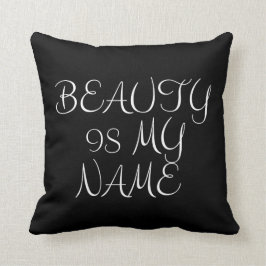 La almohada de encargo con belleza es mi mensaje