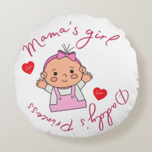 La almohada de la princesa de mamá y Chica de papá