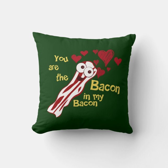 La almohada de la tarjeta del día de San Valentín (Anverso)