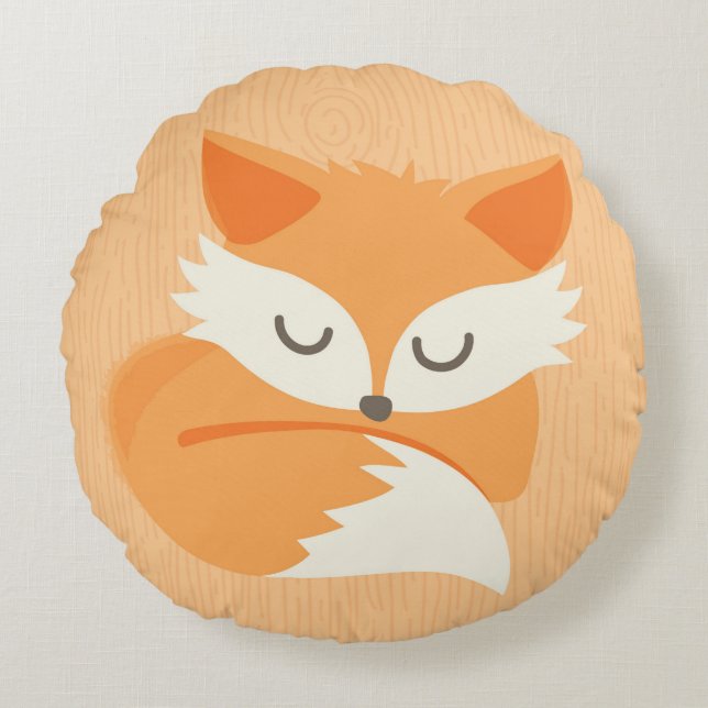 La almohada de los niños anaranjados del Fox del (Anverso)