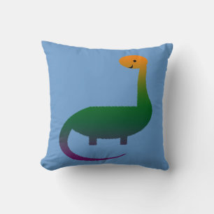 La Almohada De Los Niños Del Dinosaurio Feliz
