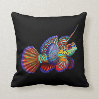 La almohada de los pescados de Dragonet del gobio